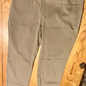 Van Heusen Khaki Slim Fit Stretch Pants